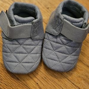 2/3 size Gray Teva baby shoes booties